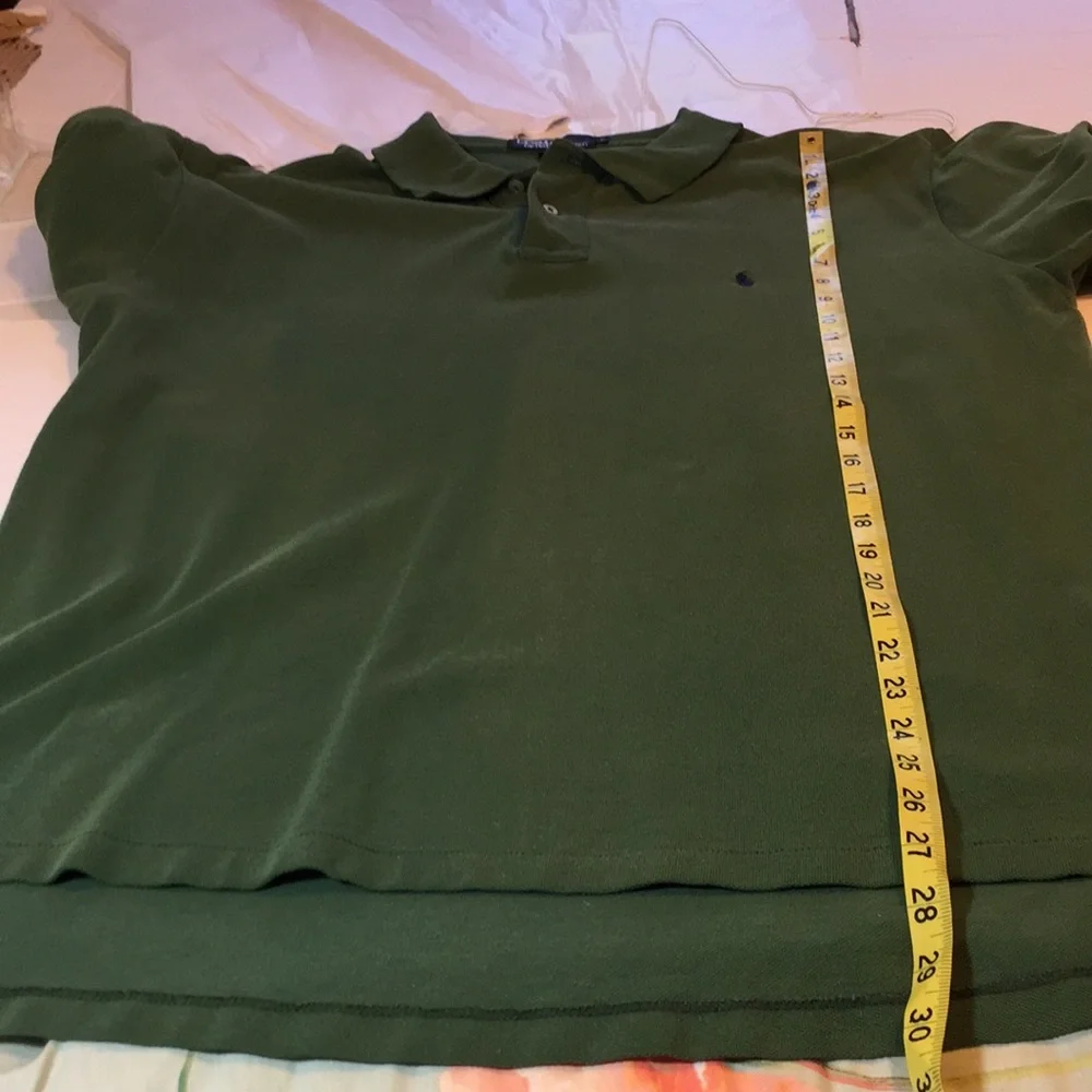 Polo Ralph Lauren Pony Green Cotton Mesh Polo Shirt Size Large